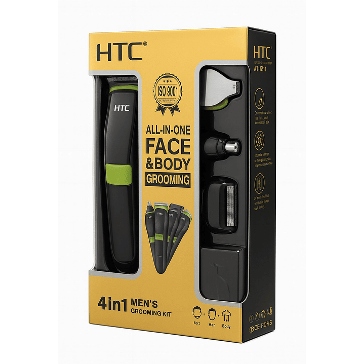 Cortadora De Pelo Set Cuidado Personal 4 en 1 HTC AT-1211 3