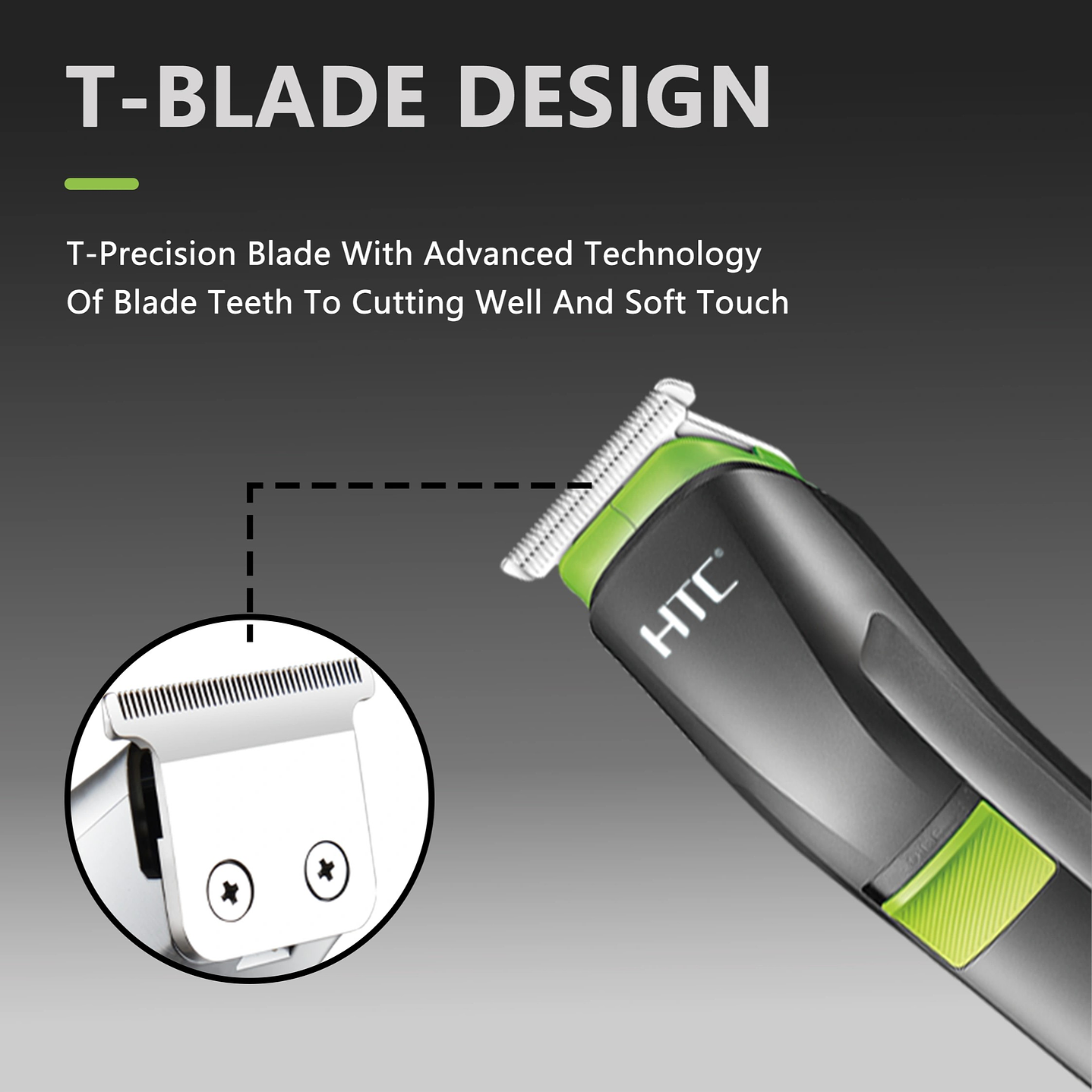 Cortadora De Pelo Set Cuidado Personal 4 en 1 HTC AT-1211 4