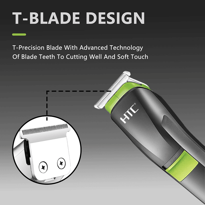 Cortadora De Pelo Set Cuidado Personal 4 en 1 HTC AT-1211 4