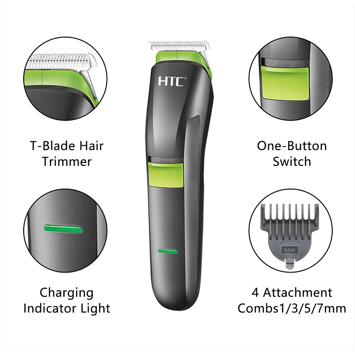 Cortadora De Pelo Set Cuidado Personal 4 en 1 HTC AT-1211 6