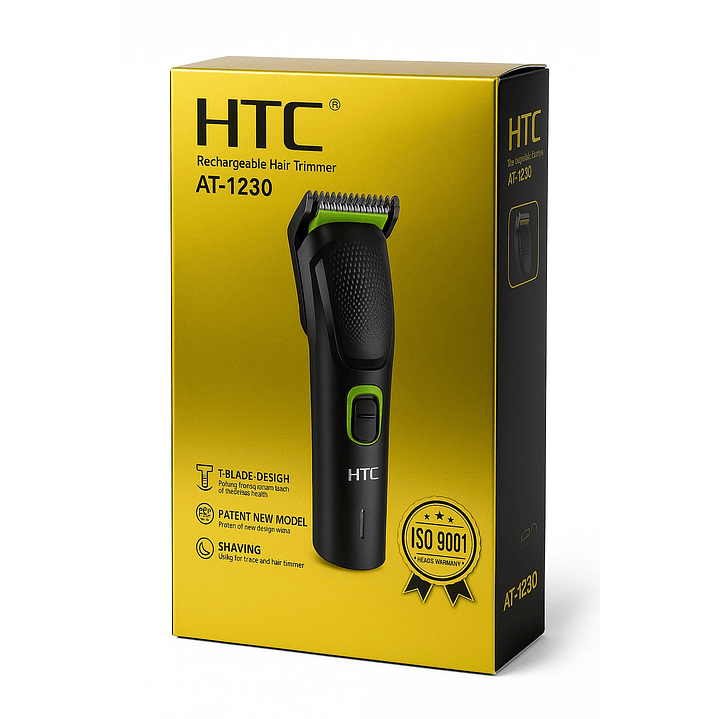 Cortadora De Pelo y Barba Inalámbrica HTC AT-1230 7