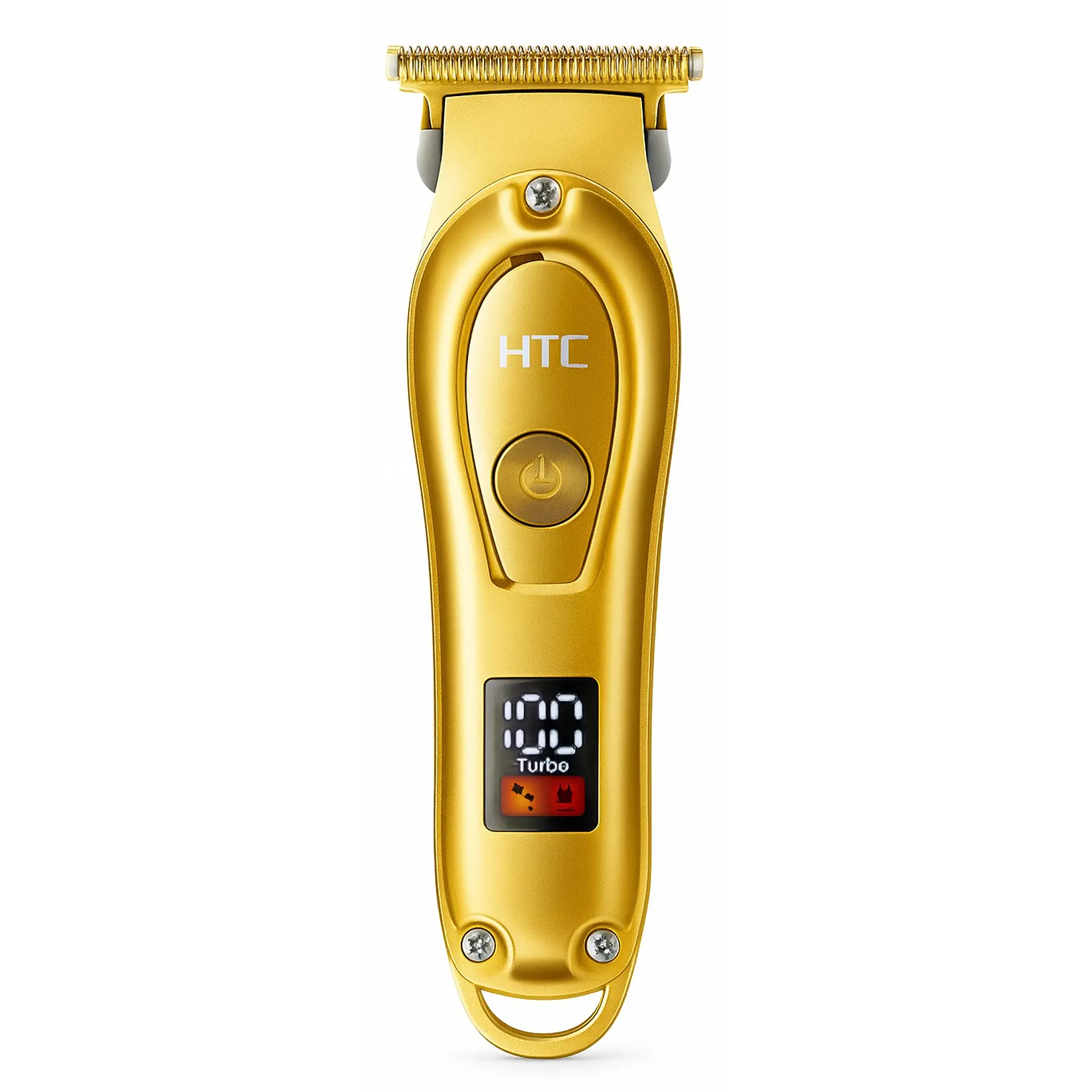 Cortadora De Pelo y Barba Inalámbrica HTC AT-176 Dorada 5