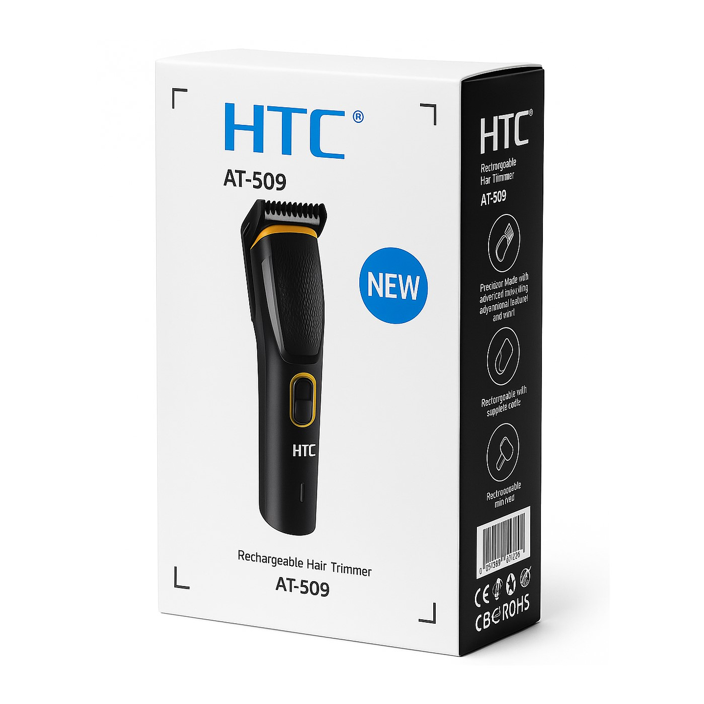 Cortadora De Pelo y Barba Inalámbrica HTC AT-509 6