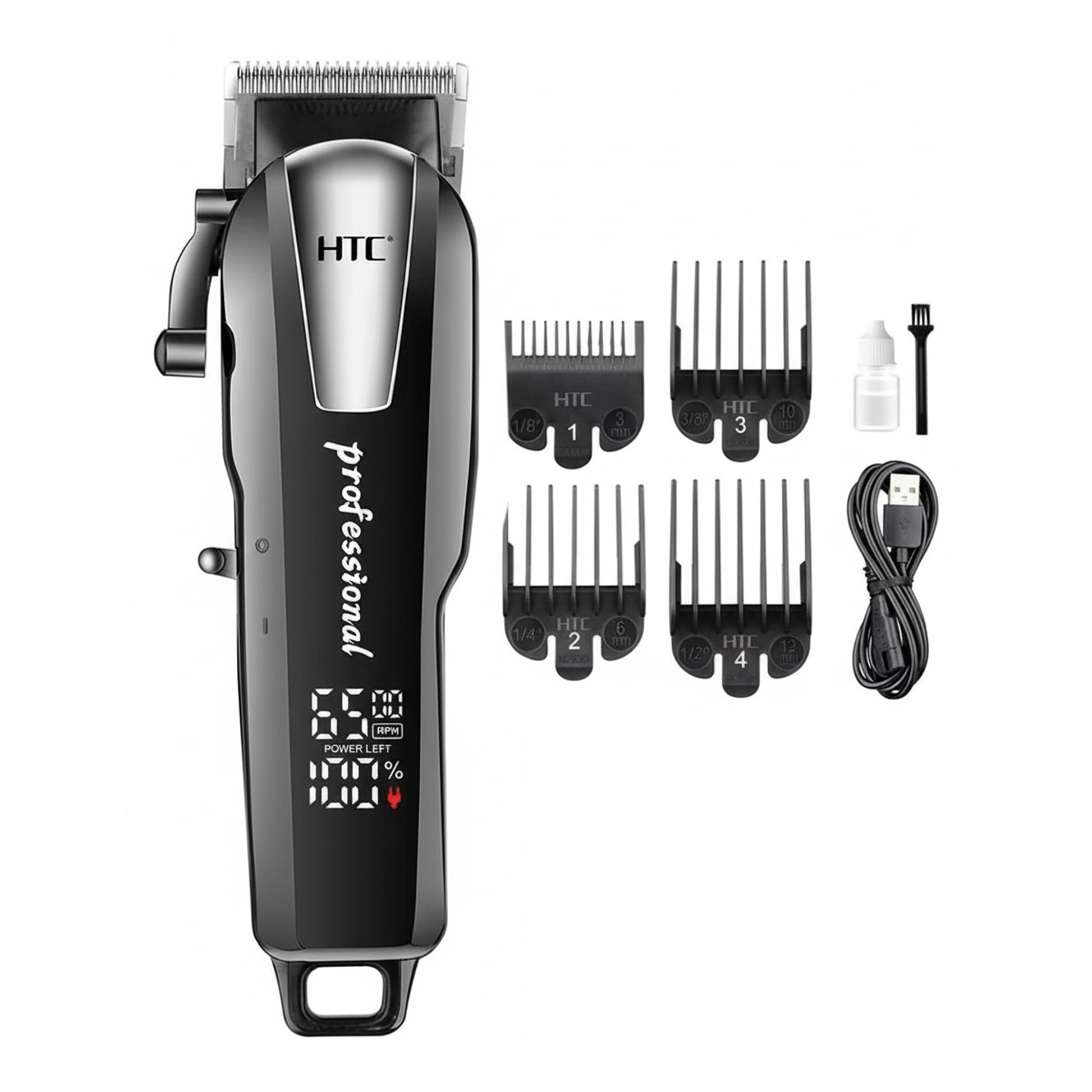 Cortadora De Pelo y Barba Inalámbrica HTC CT-8083 2
