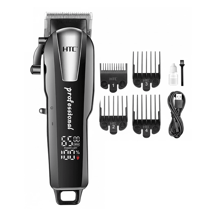 Cortadora De Pelo y Barba Inalámbrica HTC CT-8083 2