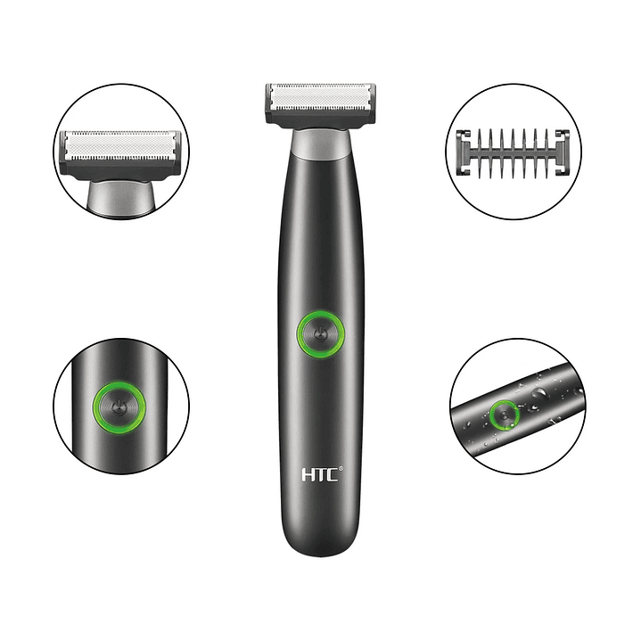 Afeitadora Perfiladora Barba y Cuerpo Inalámbrica HTC GT-288 3