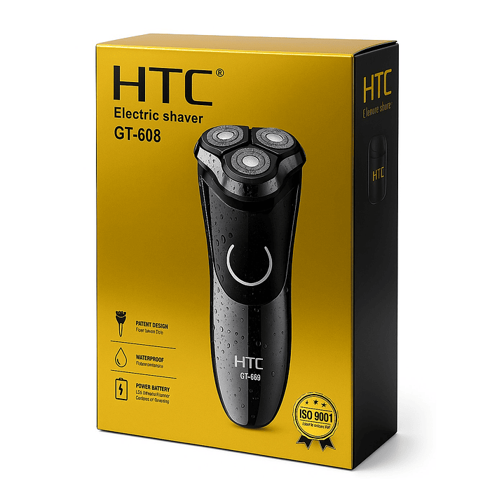 Afeitadora Rotativa Inalámbrica HTC GT-608 5