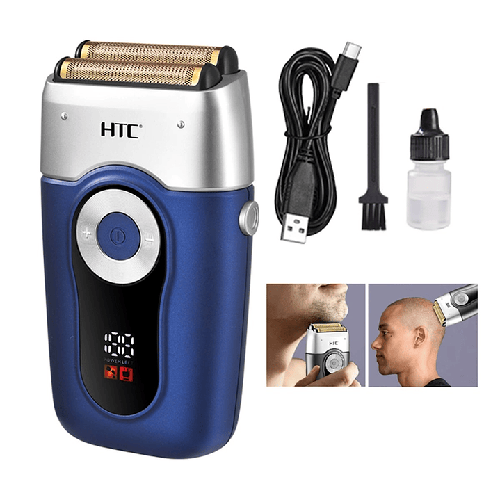 Afeitadora Inalámbrica Doble Lamina HTC GT-667 3