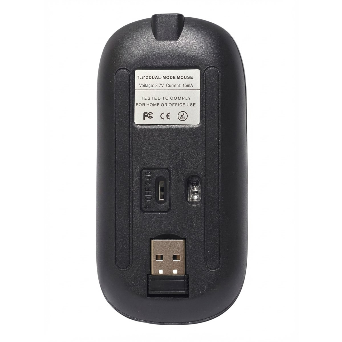 Mouse Inalámbrico Dual BT Tecnolab TL812BK 5