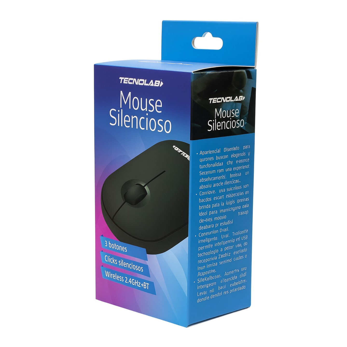 Mouse Inalámbrico Dual BT Tecnolab TL779BK 5