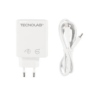 Cargador Ultra Rápido 65W QC 3.0 USB-C a C TL716 Tecnolab
