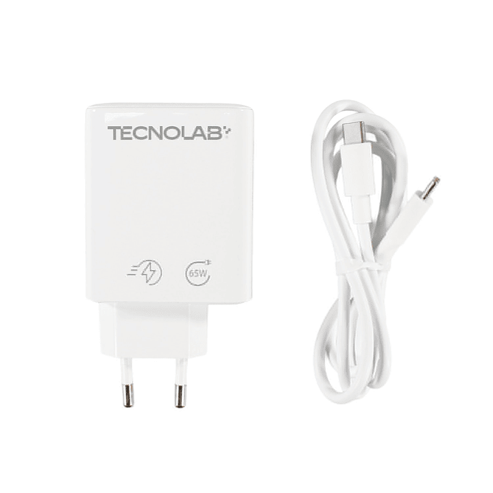 Cargador Ultra Rápido 65W QC 3.0 USB-C a C TL716 Tecnolab 1