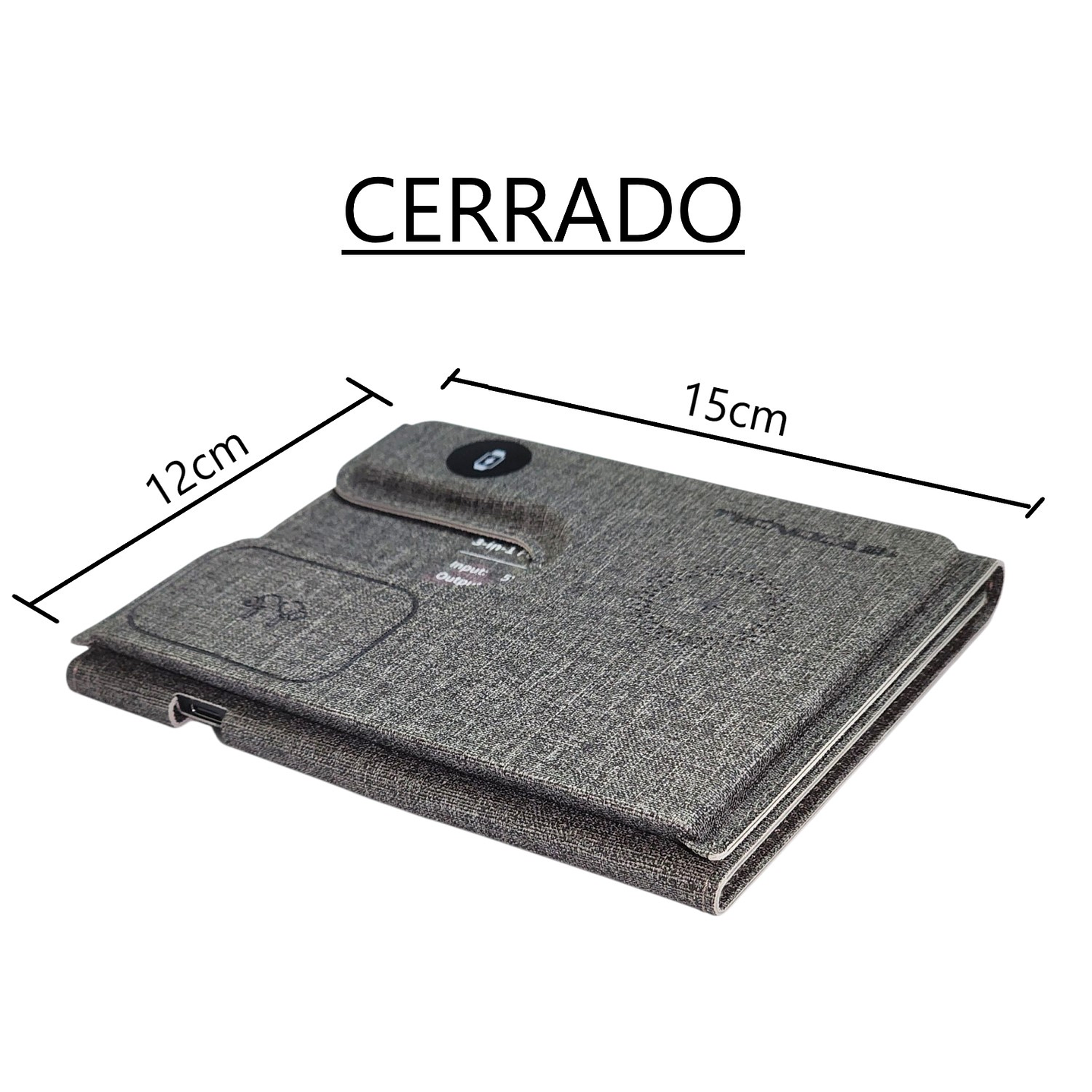 Cargador inalámbrico plegable 3 en 1 Qi 15W TL661 Tecnolab 8