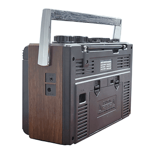 Radio Retro Portátil Cassette BT USB 20W AP02076 AudioPro