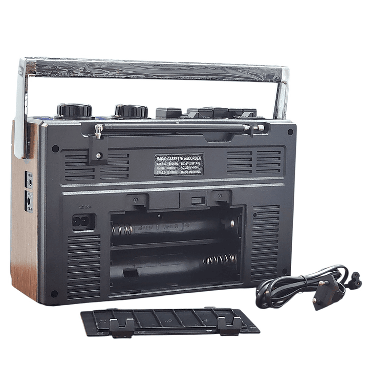 Radio Retro Portátil Cassette BT USB 20W AP02076 AudioPro 6