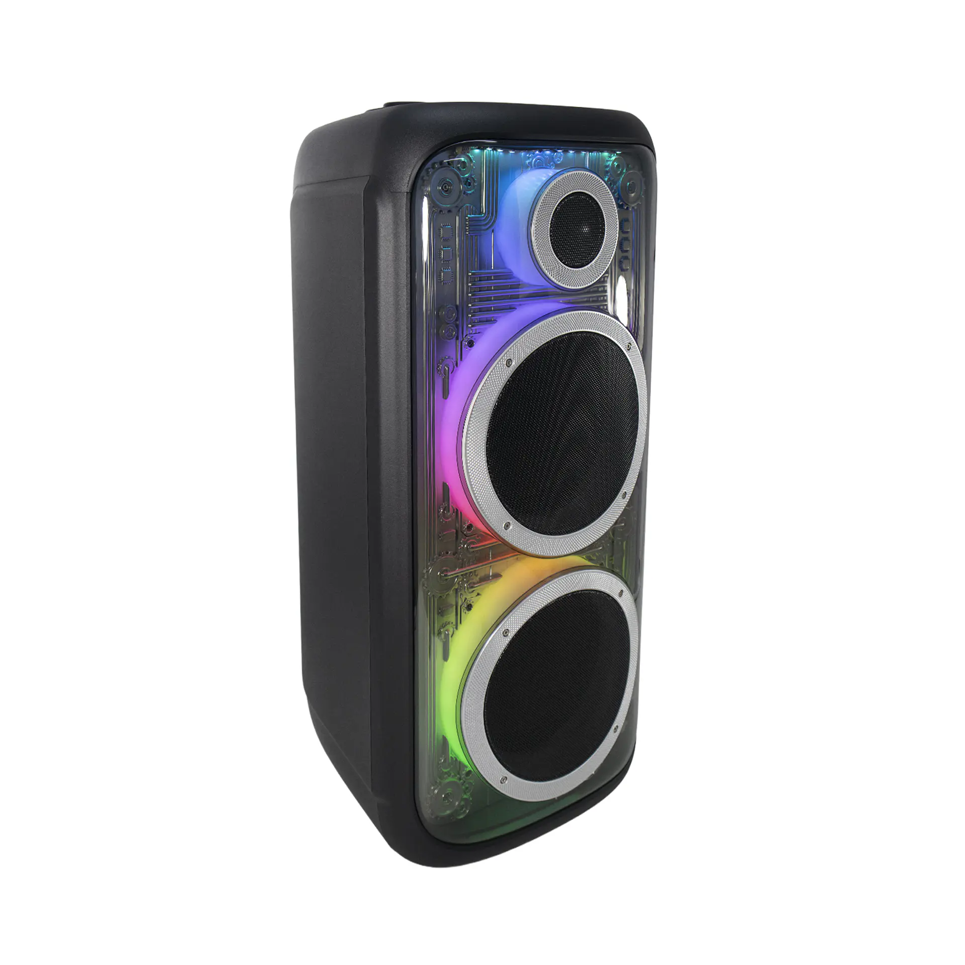 Parlante karaoke Vibe Tone Max AP02114 Led BT + Mic Audiopro 5000w 1