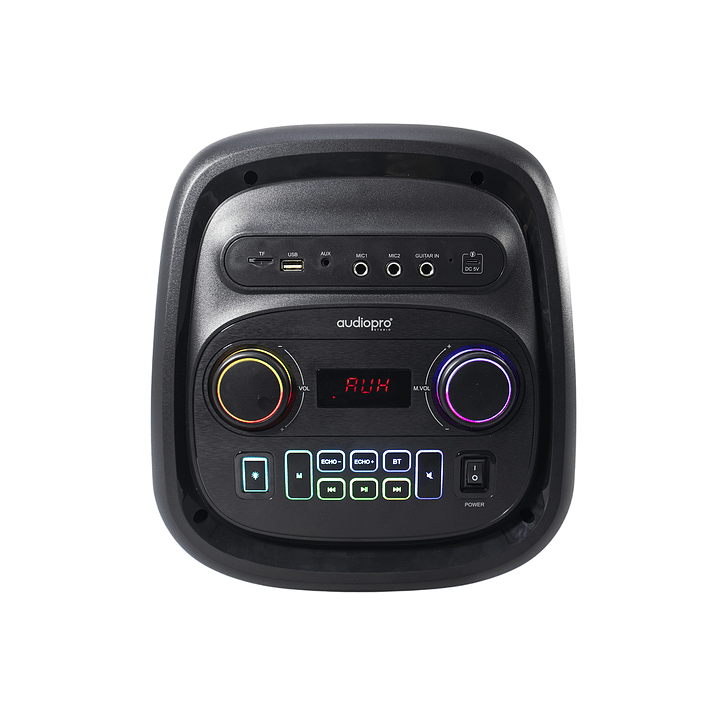 Parlante karaoke Vibe Tone Max AP02114 Led BT + Mic Audiopro 5000w 4