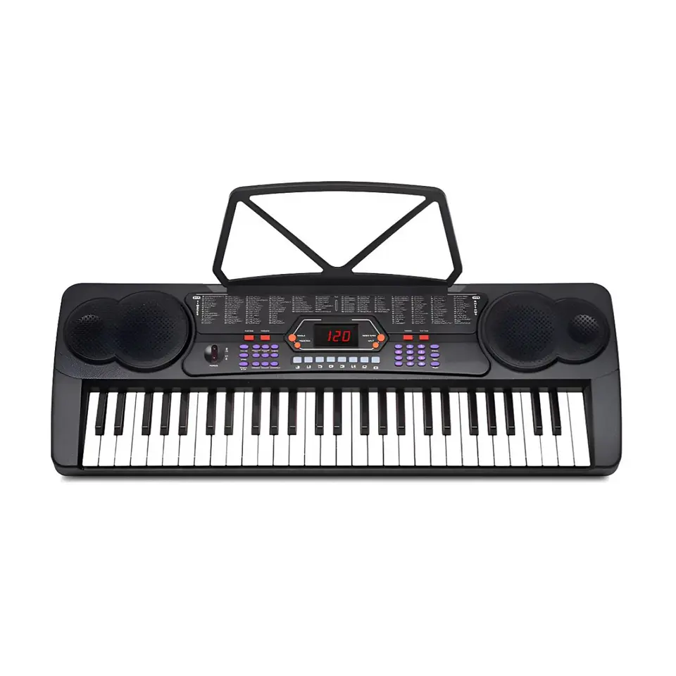 Teclado Elect Musical 54 teclas HX0084 + Micrófono Hendrix 4