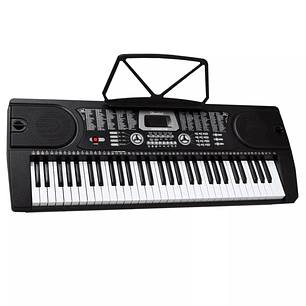 Teclado Elect Musical 61 teclas HX0076 + Micrófono Hendrix