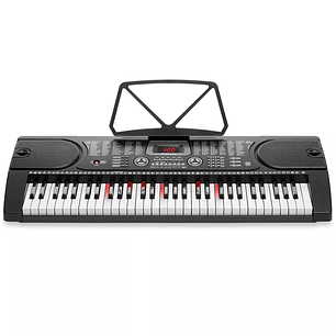Teclado Elect Musical 61 teclas HX0076 + Micrófono Hendrix