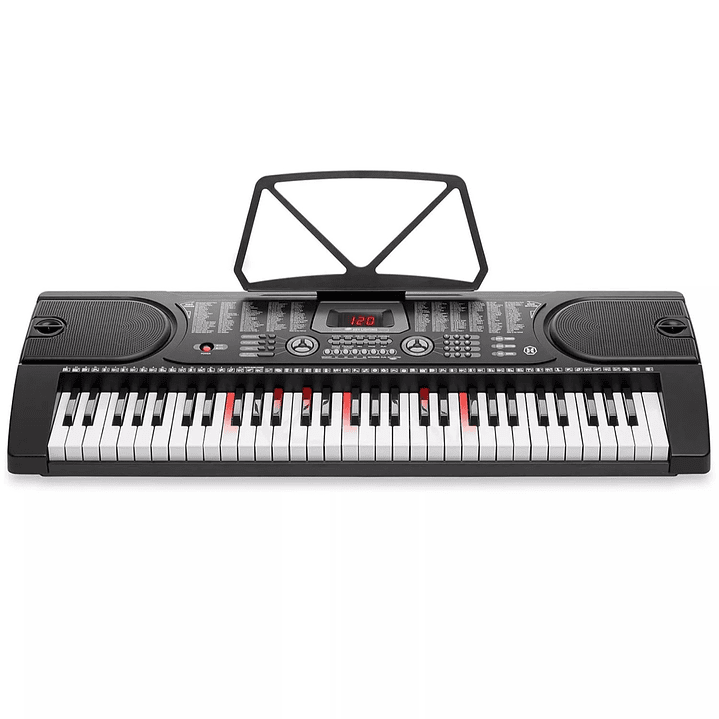 Teclado Elect Musical 61 teclas HX0076 + Micrófono Hendrix 2