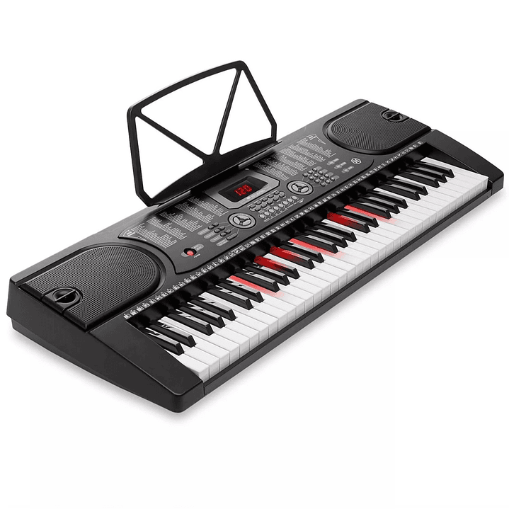 Teclado Elect Musical 61 teclas HX0076 + Micrófono Hendrix 3