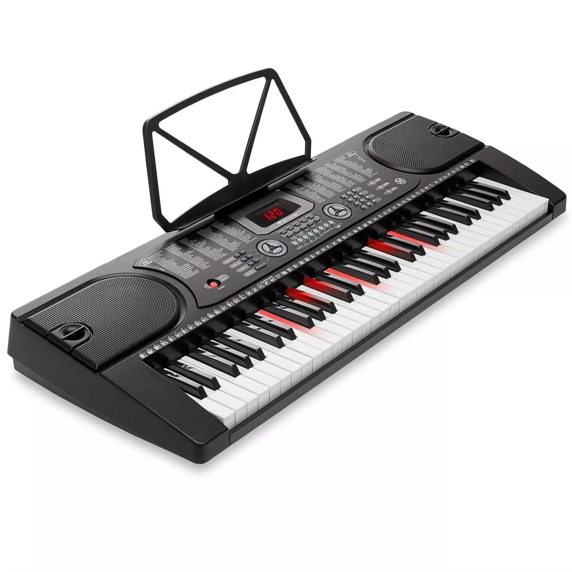 Teclado Elect Musical 61 teclas HX0076 + Micrófono Hendrix 3