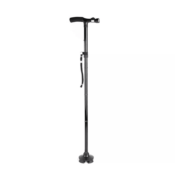 Bastón Ortopédico Plegable 4 Puntos con luz LED DM0023 Doma 1