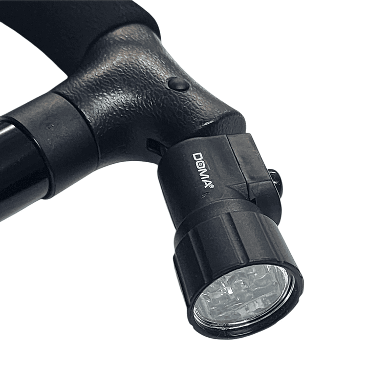 Bastón Ortopédico Plegable 4 Puntos con luz LED DM0023 Doma 4