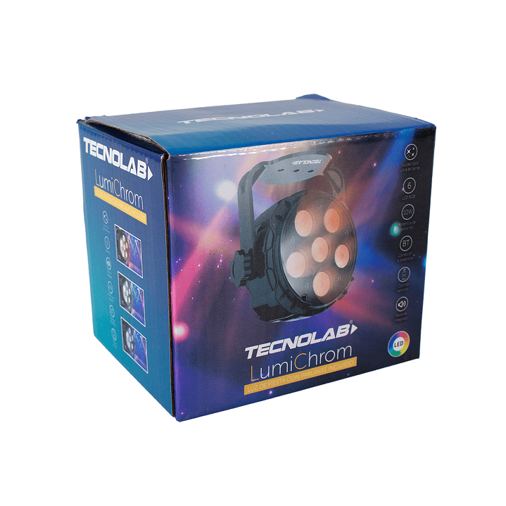 Luz Led Portátil RGB Con Parlante Bt TL770 Tecnolab 5