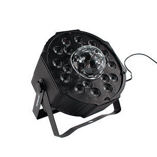 Foco LED RGB PAR 18 GlowBeat DMX512 TL773 Tecnolab