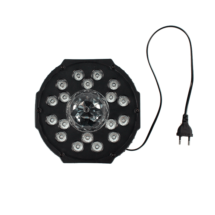 Foco LED RGB PAR 18 GlowBeat DMX512 TL773 Tecnolab 6