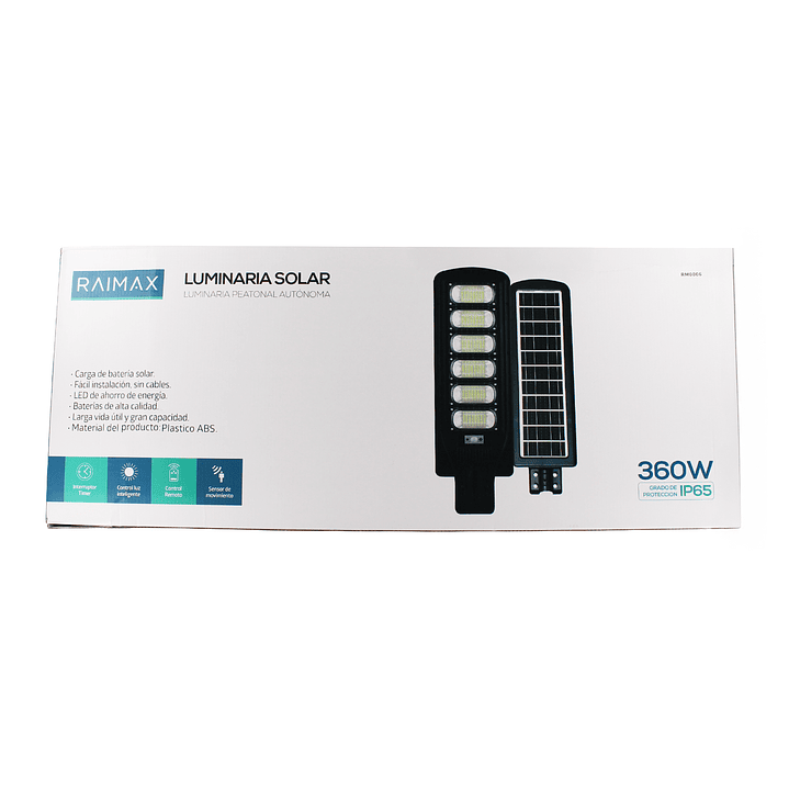 Foco Solar 360W LED IP65 con Sensor y Control RM0006 Raimax 4