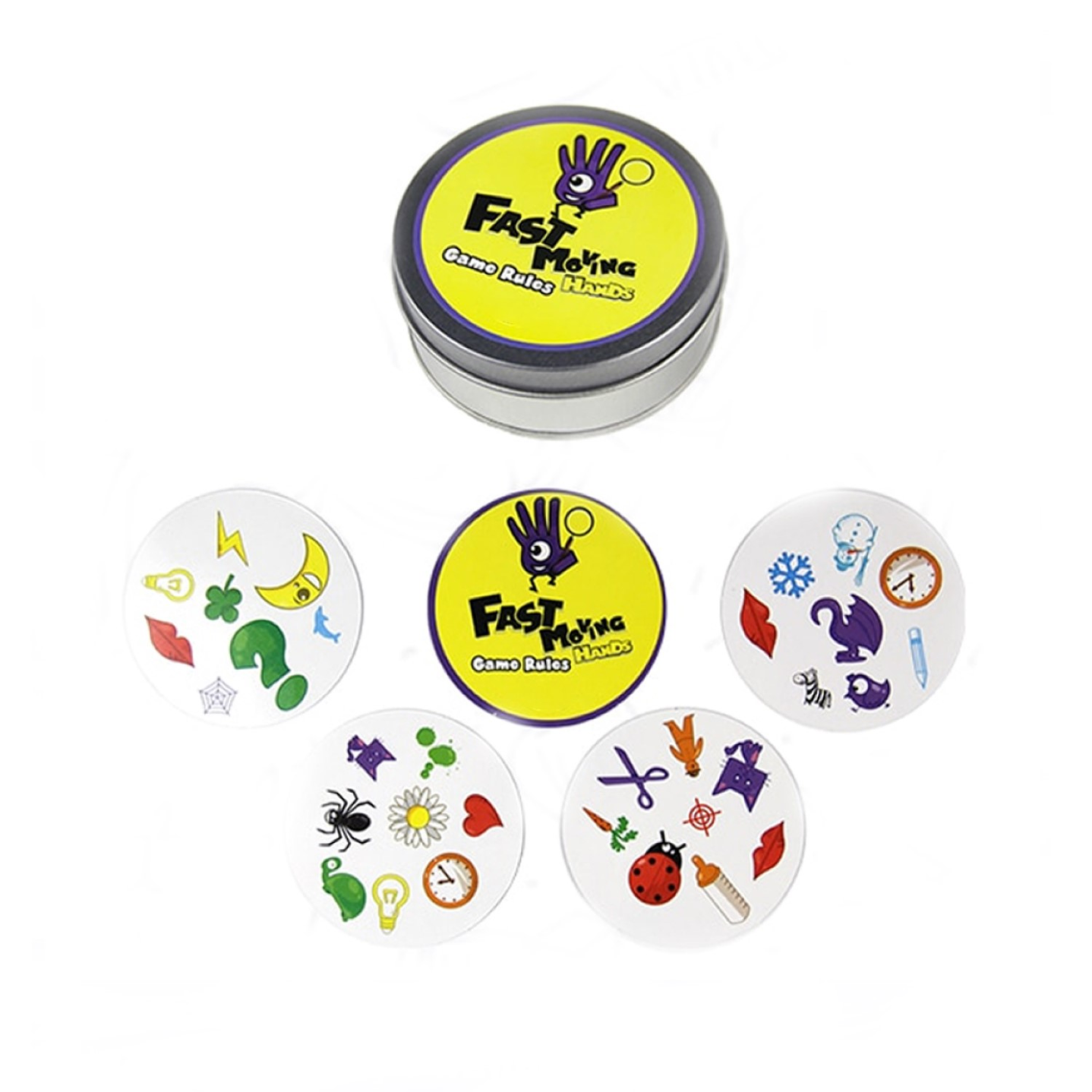 Juego Cartas Didáctico Memoria Fast Moving Hans DBG880 Dblue 3