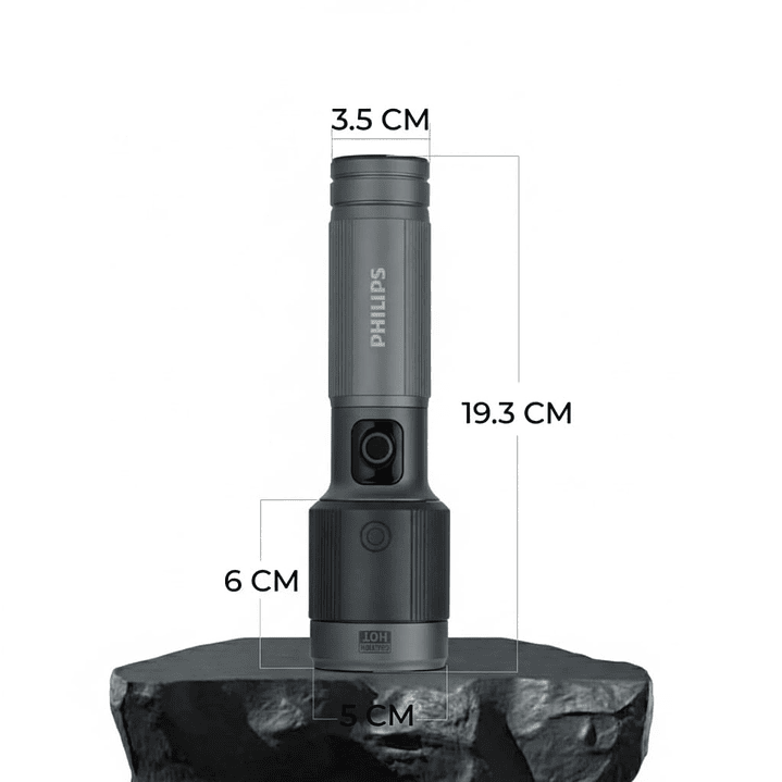 Linterna LED Recargable 30W 1450lm SFL5141 Philips 5