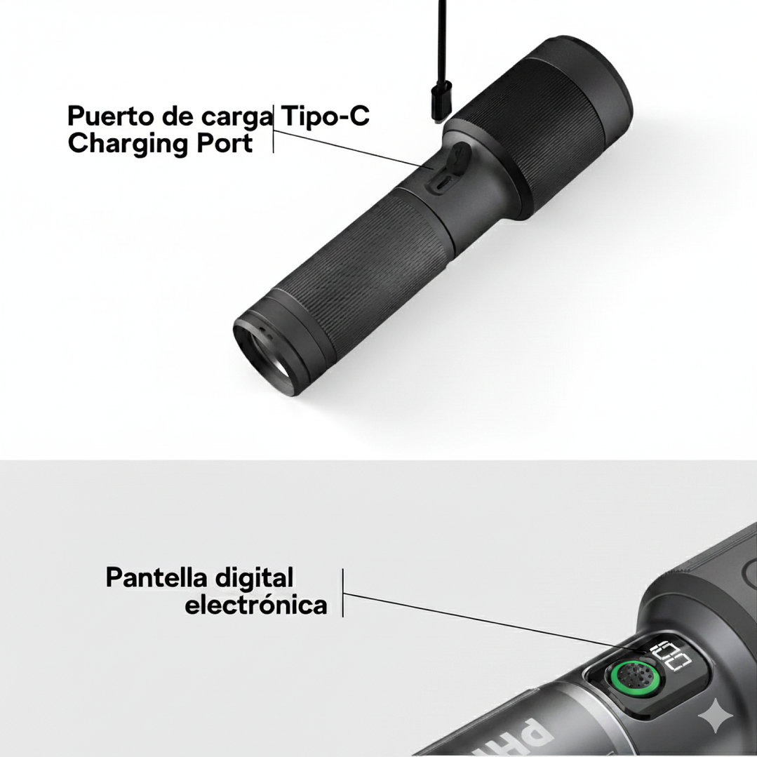 Linterna LED Recargable 2300lm 60W SFL5101 Philips 4