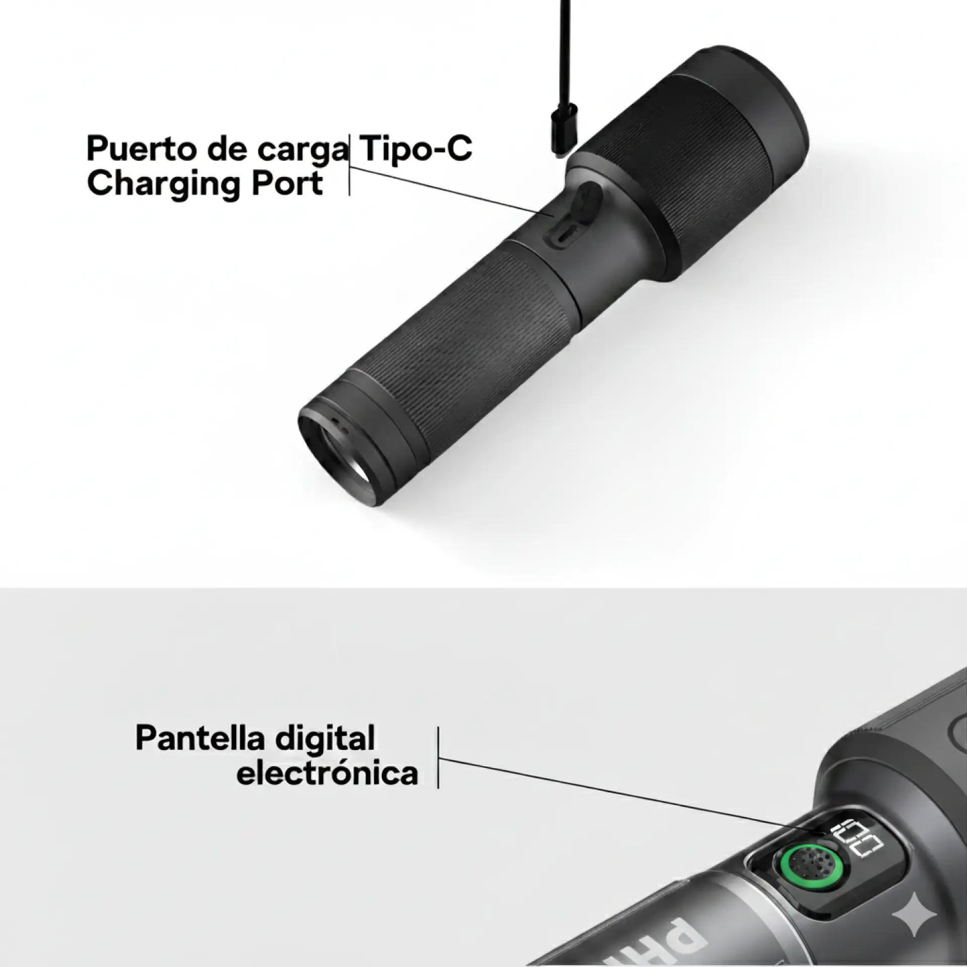 Linterna LED Recargable 2300lm 60W SFL5101 Philips 4