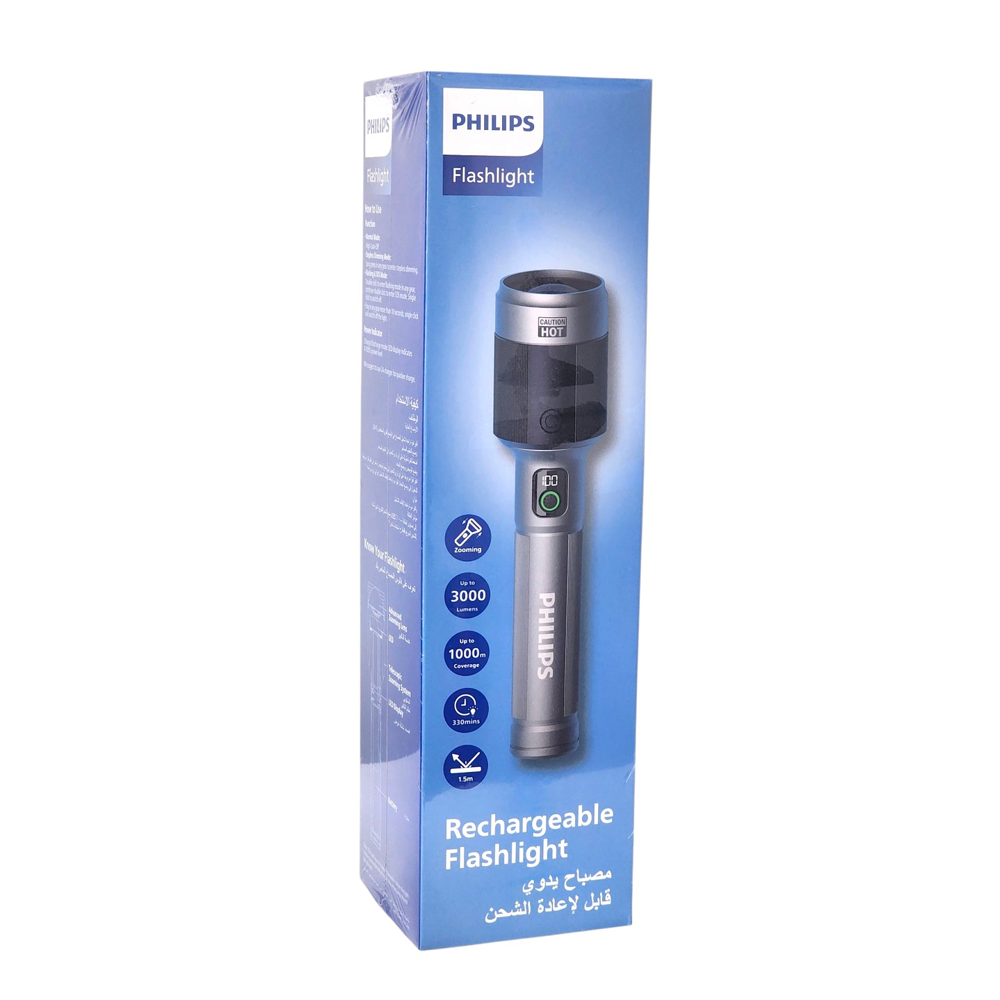 Linterna LED Recargable Philips 3000 lm 60W SFL5102 3