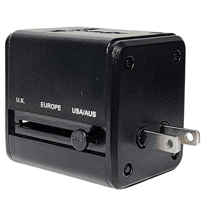 Adaptador Universal De Viaje 2 Usb ProAdaptor TL354 Tecnolab 4