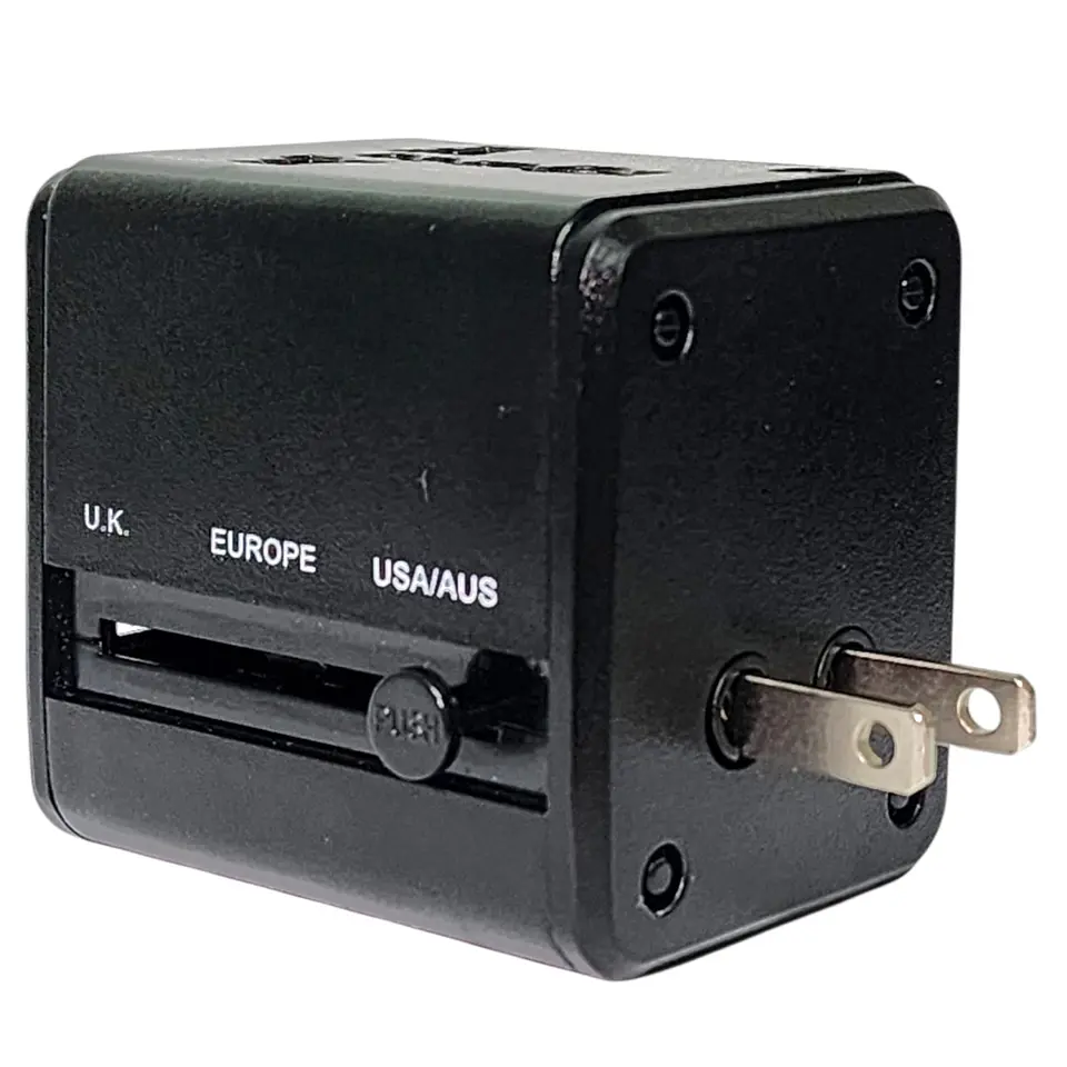 Adaptador Universal De Viaje 2 Usb ProAdaptor TL354 Tecnolab 4