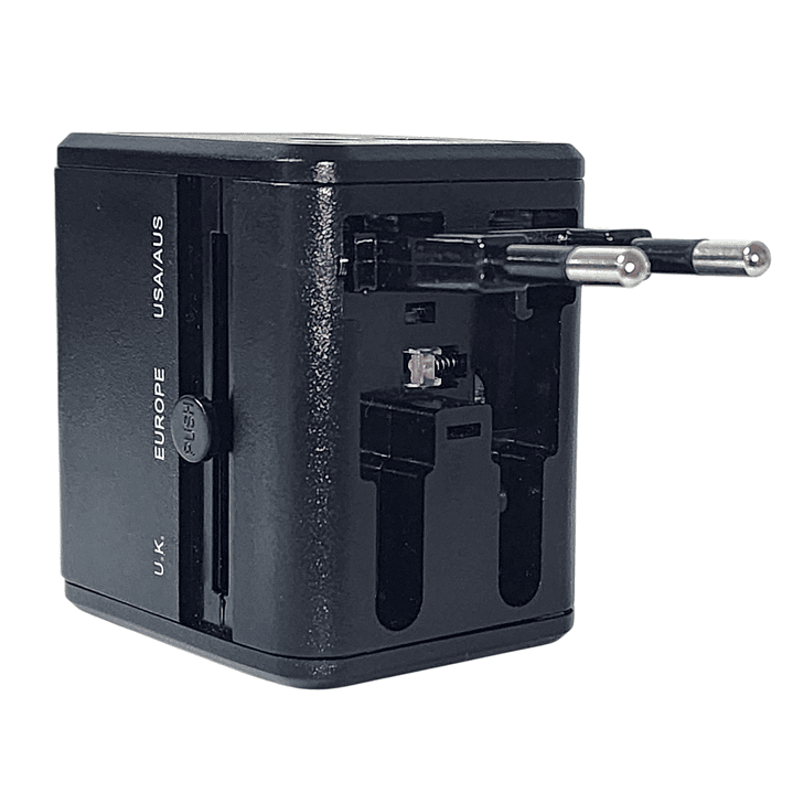 Adaptador Universal De Viaje 2 Usb ProAdaptor TL354 Tecnolab 8