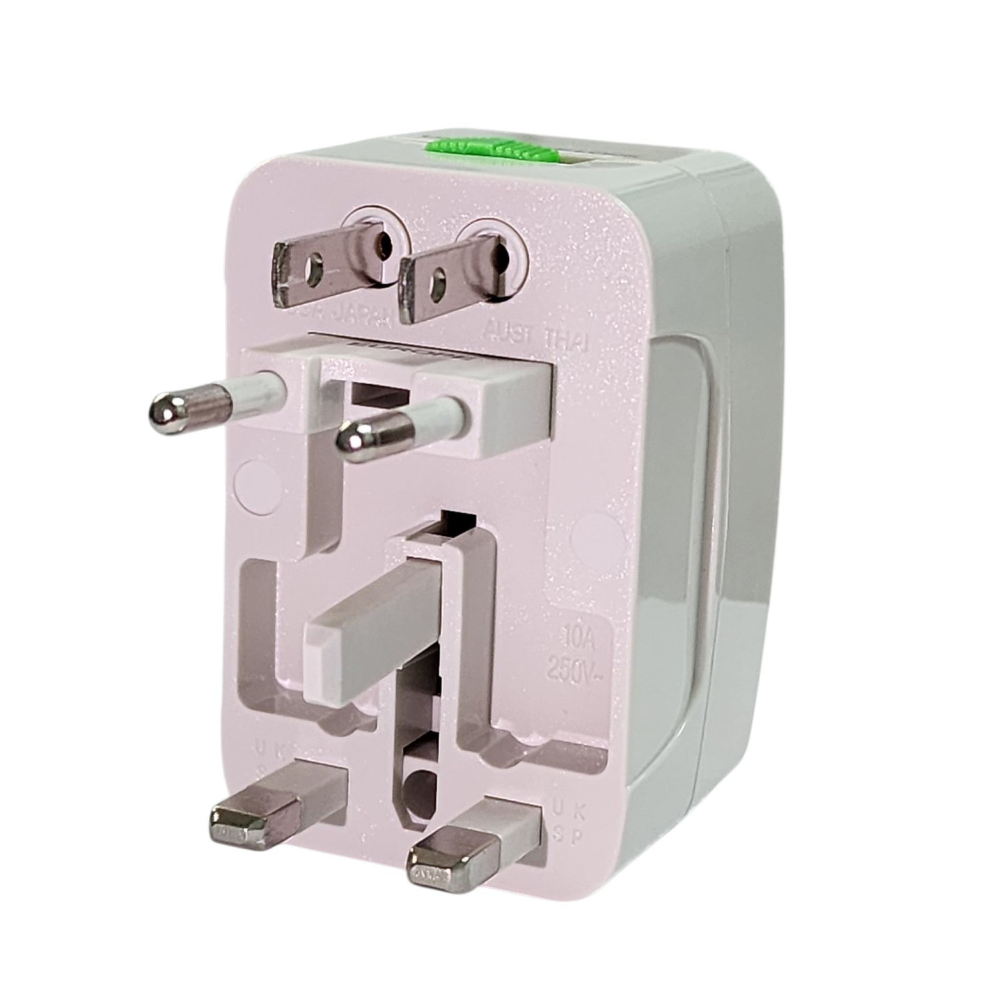 Adaptador Universal De Viaje Zentrel Travel Tl357 Tecnolab 2