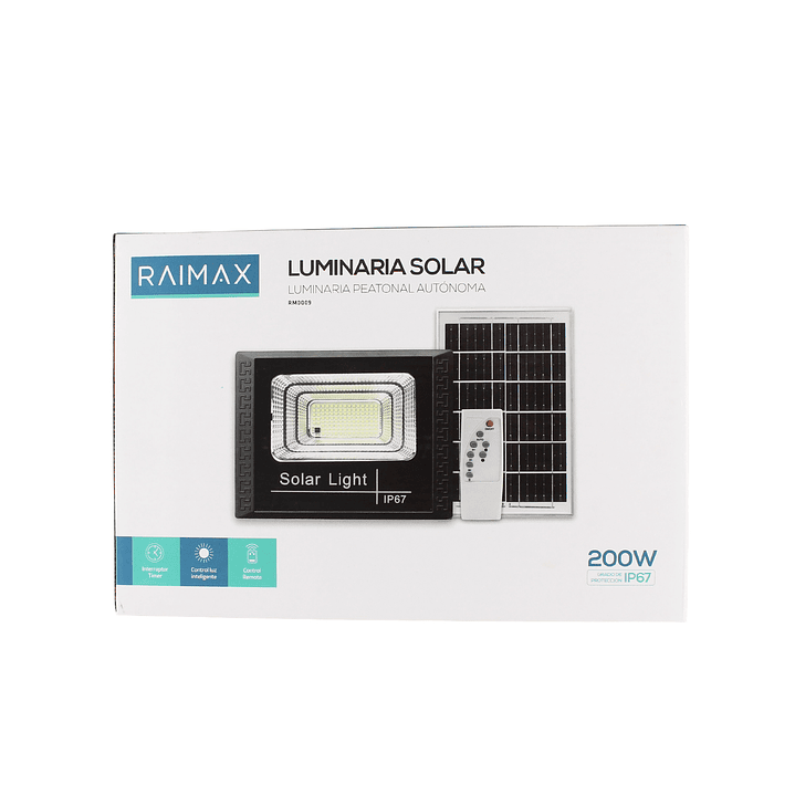 Reflector solar 200W LED IP67 Sensor y Control RM0009 Raimax 7