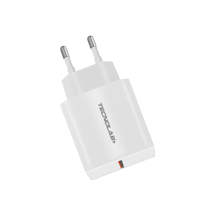 Cargador Rápido QC 3.0 + Cable USB a USB-C TL046W Tecnolab 2