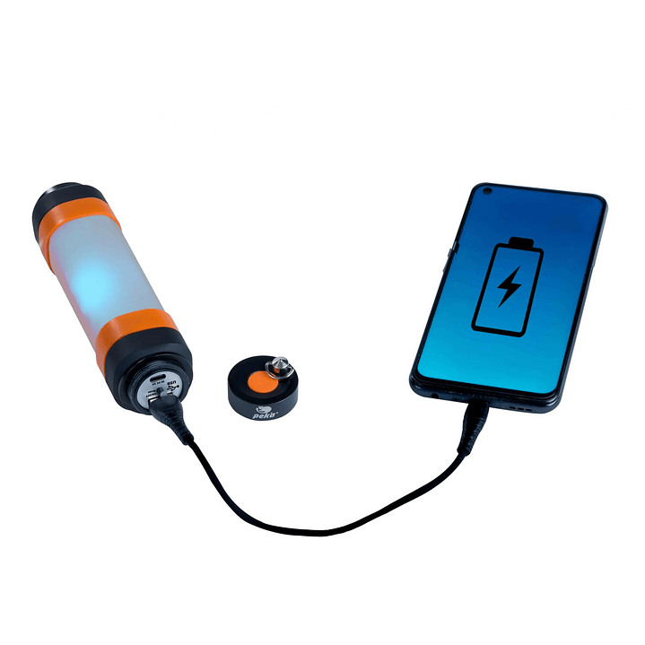 Linterna Recargable Tubular 200lm LED Repelente T016 Peka 4