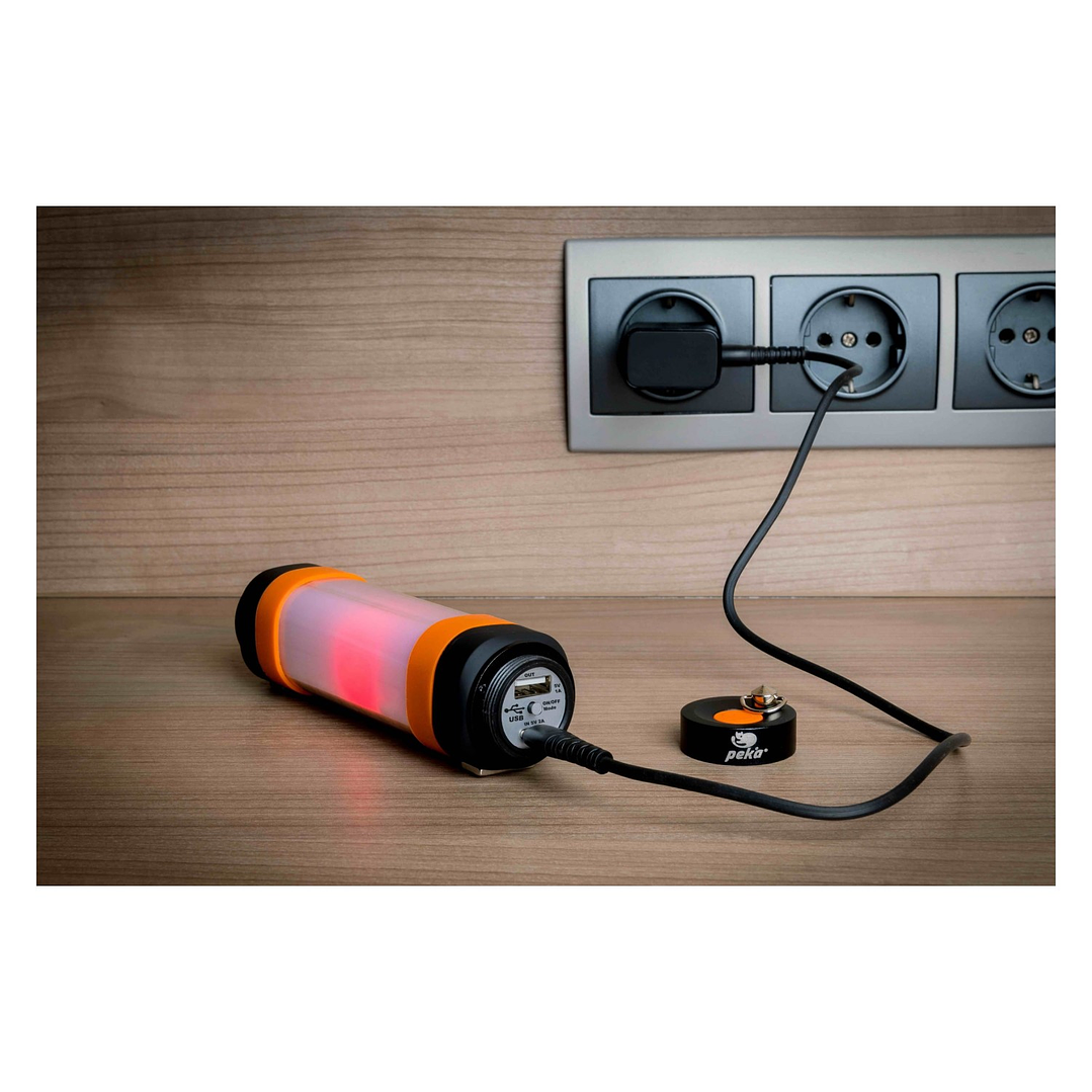 Linterna Recargable Tubular 200lm LED Repelente T016 Peka 8