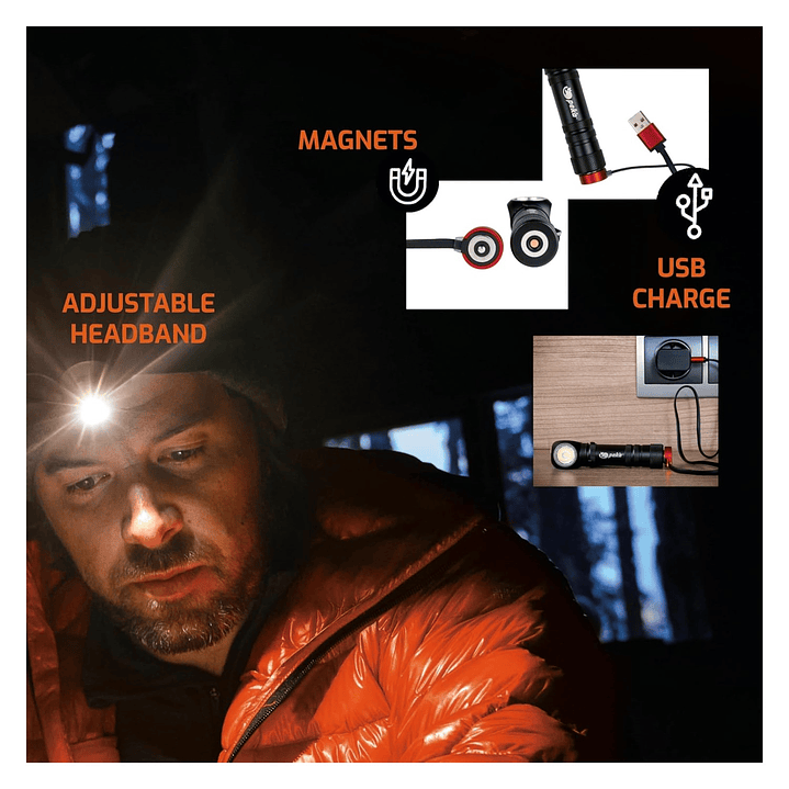 Lámpara Multifuncional LED 10W Recargable 1000lm HL1000 Peka 6
