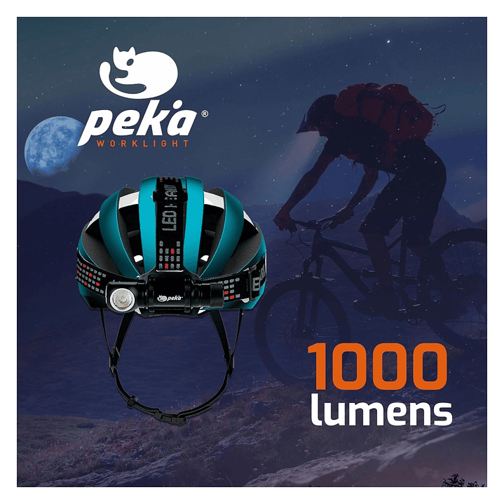 Lámpara Multifuncional LED 10W Recargable 1000lm HL1000 Peka 7