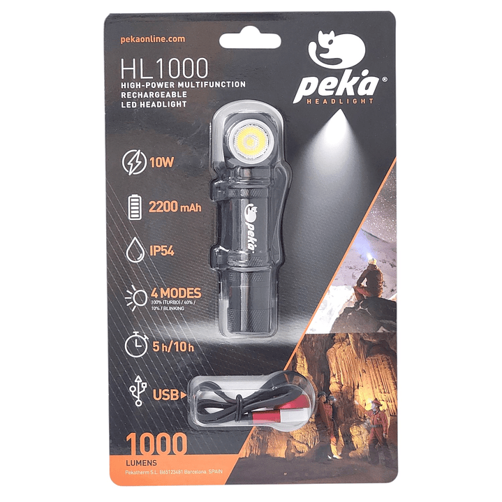 Lámpara Multifuncional LED 10W Recargable 1000lm HL1000 Peka 8