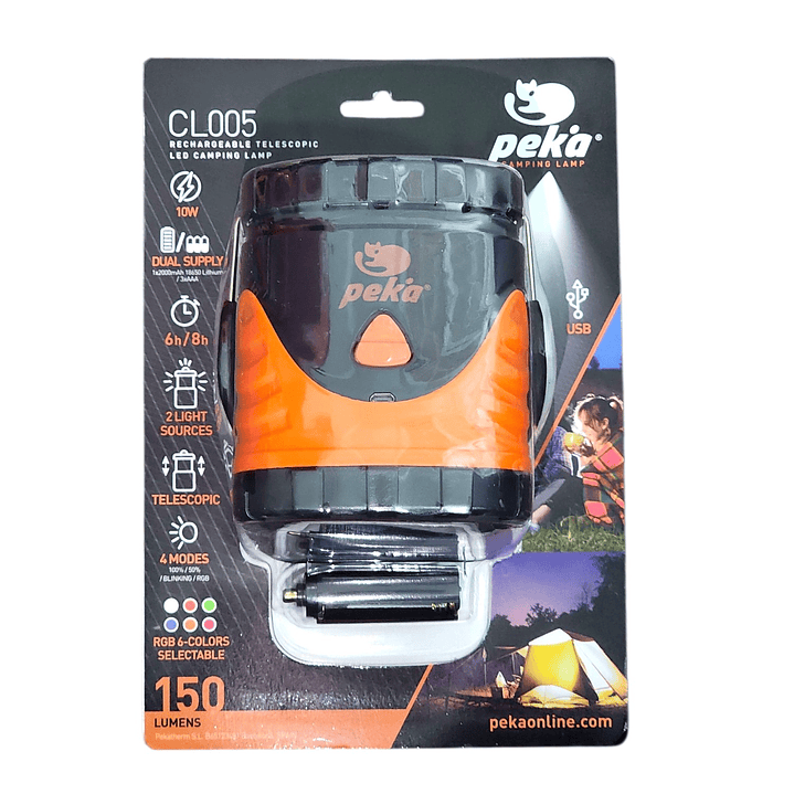 Linterna LED 3w/10w Telescópica Recargable CL005 Peka 7